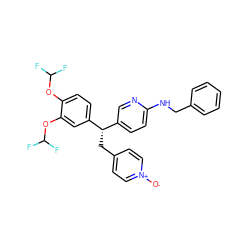 [O-][n+]1ccc(C[C@@H](c2ccc(NCc3ccccc3)nc2)c2ccc(OC(F)F)c(OC(F)F)c2)cc1 ZINC000013487916