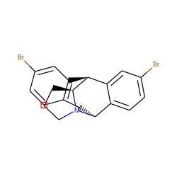 Brc1ccc2c(c1)[C@H]1c3cc(Br)ccc3[C@H](C2)N2CCC[C@@H]12 ZINC000473245085