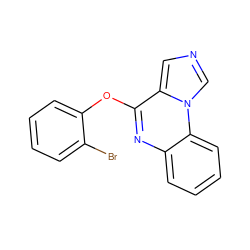 Brc1ccccc1Oc1nc2ccccc2n2cncc12 ZINC000000017806