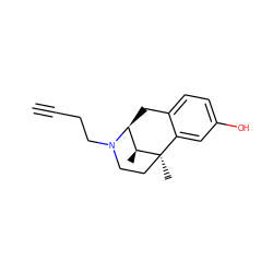 C#CCCN1CC[C@]2(C)c3cc(O)ccc3C[C@H]1[C@@H]2C ZINC000027555774