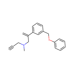 C#CCN(C)CC(=C)c1cccc(COc2ccccc2)c1 ZINC000299844615