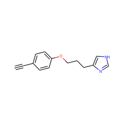 C#Cc1ccc(OCCCc2c[nH]cn2)cc1 ZINC000001546251