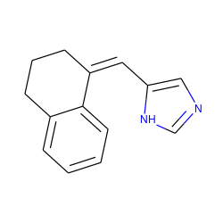 C(=C1/CCCc2ccccc21)\c1cnc[nH]1 ZINC000100377595