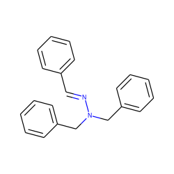 C(=N/N(Cc1ccccc1)Cc1ccccc1)\c1ccccc1 ZINC000001702014