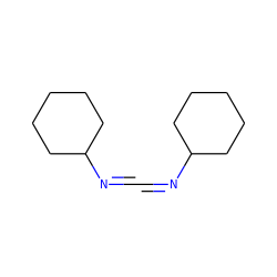 C(=NC1CCCCC1)=NC1CCCCC1 ZINC000008585900