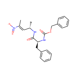 C/C(=C\[C@H](C)NC(=O)[C@H](Cc1ccccc1)NC(=O)OCc1ccccc1)[N+](=O)[O-] ZINC001772625806