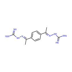 C/C(=N\NC(=N)N)c1ccc(/C(C)=N/NC(=N)N)cc1 ZINC000062242237