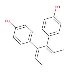 C/C=C(C(=C\C)\c1ccc(O)cc1)/c1ccc(O)cc1 ZINC000012503200