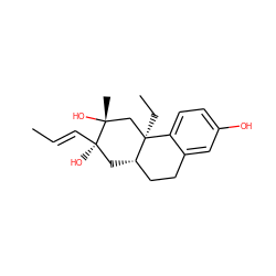 C/C=C/[C@]1(O)C[C@H]2CCc3cc(O)ccc3[C@]2(CC)C[C@@]1(C)O ZINC000141810038