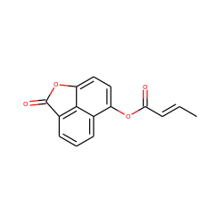 C/C=C/C(=O)Oc1ccc2c3c(cccc13)C(=O)O2 ZINC000103285740