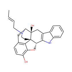 C/C=C/CN1CC[C@]23c4c5ccc(O)c4O[C@H]2c2[nH]c4ccccc4c2C[C@@]3(O)[C@H]1C5 ZINC000013862661