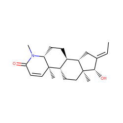 C/C=C1\C[C@H]2[C@@H]3CC[C@H]4N(C)C(=O)C=C[C@]4(C)[C@H]3CC[C@]2(C)[C@H]1O ZINC000038476923