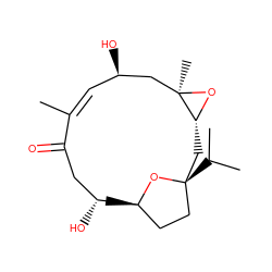 C/C1=C\[C@@H](O)C[C@@]2(C)O[C@@H]2C[C@]2(C(C)C)CC[C@@](C)(O2)[C@H](O)CC1=O ZINC000473160489