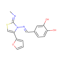 C/N=c1\scc(-c2ccco2)n1/N=C/c1ccc(O)c(O)c1 ZINC000005861777