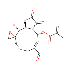 C=C(C)C(=O)O[C@@H]1/C=C(/C=O)CCC[C@@]2(CO2)[C@H](O)[C@H]2OC(=O)C(=C)[C@@H]21 ZINC000013338012