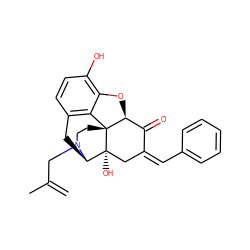 C=C(C)CN1CC[C@@]23c4c5ccc(O)c4O[C@H]2C(=O)/C(=C\c2ccccc2)C[C@@]3(O)[C@H]1C5 ZINC000169350664