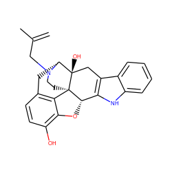 C=C(C)CN1CC[C@@]23c4c5ccc(O)c4O[C@H]2c2[nH]c4ccccc4c2C[C@@]3(O)[C@H]1C5 ZINC000169334613