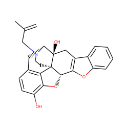 C=C(C)CN1CC[C@@]23c4c5ccc(O)c4O[C@H]2c2oc4ccccc4c2C[C@@]3(O)[C@H]1C5 ZINC000169358183