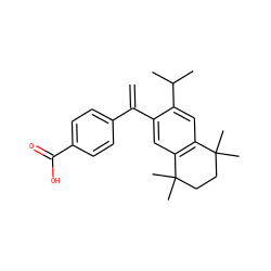 C=C(c1ccc(C(=O)O)cc1)c1cc2c(cc1C(C)C)C(C)(C)CCC2(C)C ZINC000013738451