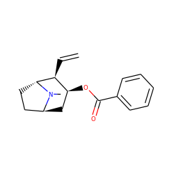 C=C[C@H]1[C@@H](OC(=O)c2ccccc2)C[C@H]2CC[C@H]1N2C ZINC000100643129