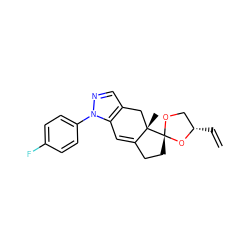 C=C[C@H]1CO[C@]2(CCC3=Cc4c(cnn4-c4ccc(F)cc4)C[C@@]32C)O1 ZINC000028524116