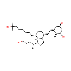 C=C1/C(=C\C=C2/CC[C@@H](CCCCCCC(C)(C)O)[C@@]3(C)[C@H]2CC[C@@H]3[C@H](C)CCCO)C[C@@H](O)C[C@@H]1O ZINC000095552721