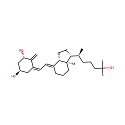 C=C1/C(=C\C=C2/CCC[C@@]3(C)[C@H]2CC[C@@H]3[C@@H](C)CCCC(C)(C)O)C[C@@H](O)C[C@@H]1O ZINC000004862775