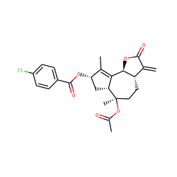 C=C1C(=O)O[C@@H]2C3=C(C)[C@@H](OC(=O)c4ccc(Cl)cc4)C[C@H]3[C@](C)(OC(C)=O)CC[C@@H]12 ZINC001772597407