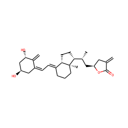 C=C1C[C@H](C[C@@H](C)[C@H]2CC[C@H]3/C(=C/C=C4/C[C@@H](O)C[C@H](O)C4=C)CCC[C@@]32C)OC1=O ZINC000034012092