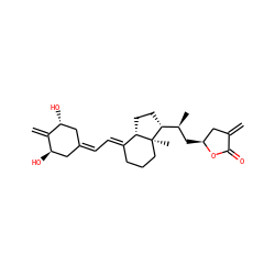 C=C1C[C@H](C[C@H](C)[C@H]2CC[C@H]3/C(=C/C=C4C[C@@H](O)C(=C)[C@H](O)C4)CCC[C@@]32C)OC1=O ZINC000029060831
