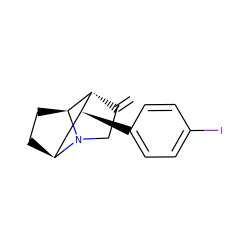 C=C1CN2[C@H]3CC[C@H]2[C@H]1[C@@H](c1ccc(I)cc1)C3 ZINC000261099422