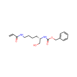 C=CC(=O)NCCCC[C@@H](CO)NC(=O)OCc1ccccc1 ZINC000095560235