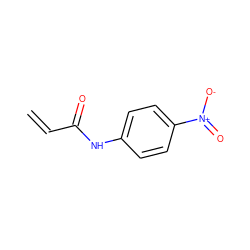 C=CC(=O)Nc1ccc([N+](=O)[O-])cc1 ZINC000005192746