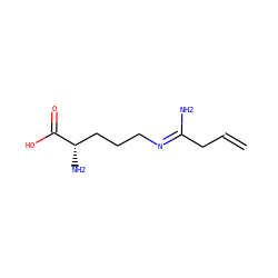 C=CC/C(N)=N/CCC[C@H](N)C(=O)O ZINC000002047715