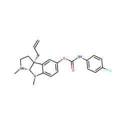 C=CC[C@@]12CCN(C)[C@H]1N(C)c1ccc(OC(=O)Nc3ccc(F)cc3)cc12 ZINC000084712144