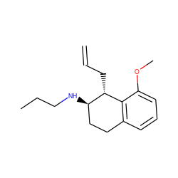 C=CC[C@@H]1c2c(cccc2OC)CC[C@H]1NCCC ZINC000013826020