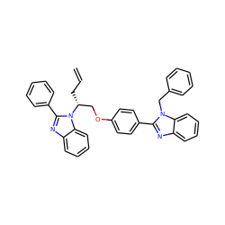 C=CC[C@H](COc1ccc(-c2nc3ccccc3n2Cc2ccccc2)cc1)n1c(-c2ccccc2)nc2ccccc21 ZINC000098207989