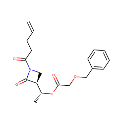 C=CCCC(=O)N1C[C@@H]([C@@H](C)OC(=O)COCc2ccccc2)C1=O ZINC000095597943