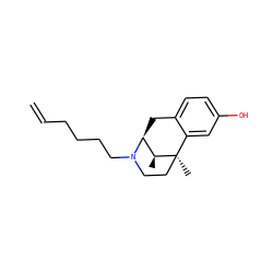 C=CCCCCN1CC[C@]2(C)c3cc(O)ccc3C[C@H]1[C@@H]2C ZINC000027555105