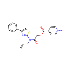 C=CCN(C(=O)COC(=O)c1cc[n+]([O-])cc1)c1nc(-c2ccccc2)cs1 ZINC000005962243