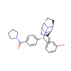 C=CCN1[C@H]2CC[C@H]1[C@H]1CC[C@H]2N1[C@@H](c1ccc(C(=O)N2CCCC2)cc1)c1cccc(O)c1 ZINC000117724540