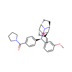 C=CCN1[C@H]2CC[C@H]1[C@H]1CC[C@H]2N1[C@H](c1ccc(C(=O)N2CCCC2)cc1)c1cccc(OC)c1 ZINC000103149563