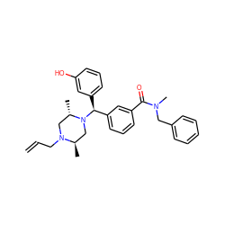 C=CCN1C[C@H](C)N([C@@H](c2cccc(O)c2)c2cccc(C(=O)N(C)Cc3ccccc3)c2)C[C@H]1C ZINC000022928124