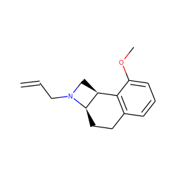 C=CCN1C[C@H]2c3c(cccc3OC)CC[C@H]21 ZINC000013826921