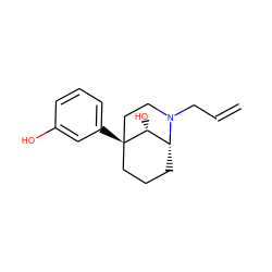 C=CCN1CC[C@@]2(c3cccc(O)c3)CCC[C@@H]1[C@H]2O ZINC001772598822