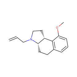 C=CCN1CC[C@@H]2c3c(cccc3OC)CC[C@@H]21 ZINC000013826496