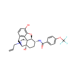 C=CCN1CC[C@]23c4c5ccc(O)c4O[C@H]2[C@H](NC(=O)c2ccc(OC(F)(F)F)cc2)CC[C@@]3(O)[C@H]1C5 ZINC000095553612