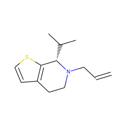 C=CCN1CCc2ccsc2[C@@H]1C(C)C ZINC000028246084