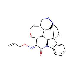 C=CCO/N=C1/C(=O)N2c3ccccc3[C@@]34CCN5CC6=CCO[C@@H]1[C@@H]([C@H]23)[C@H]6C[C@H]54 ZINC001772640746