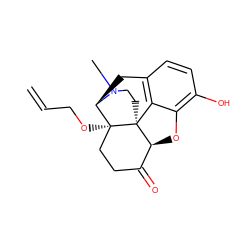 C=CCO[C@@]12CCC(=O)[C@@H]3Oc4c(O)ccc5c4[C@@]31CCN(C)[C@@H]2C5 ZINC000013643633